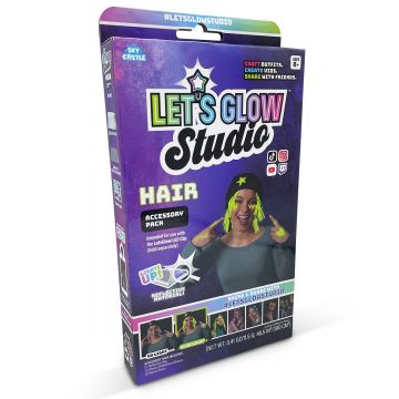 Set accesorii fosforescente Let's Glow Studio Hair