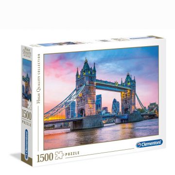 Puzzle 1500 piese Clementoni HQ Collection Tower Bridge Sunset