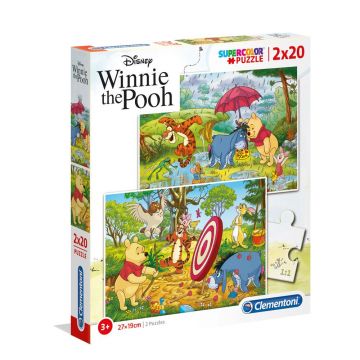 Puzzle 2x20 piese Clementoni Winnie The Pooh