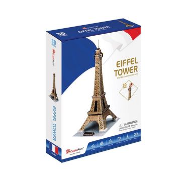 Puzzle 3D Cubic Fun 35 piese Turnul Eiffel