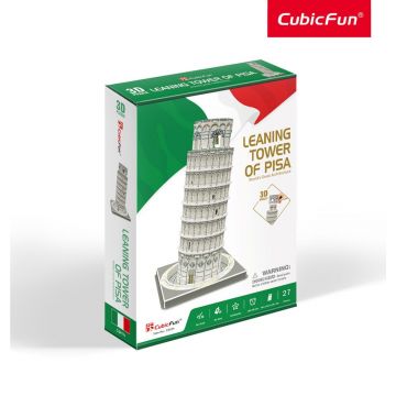 Puzzle 3d Cubic Fun Turnul inclinat din Pisa 27 piese