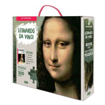 Puzzle Mona Lisa (300 piese+carte)