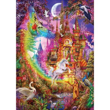 Puzzle 500 piese - Rainbow Castle-Ciro Marchetti