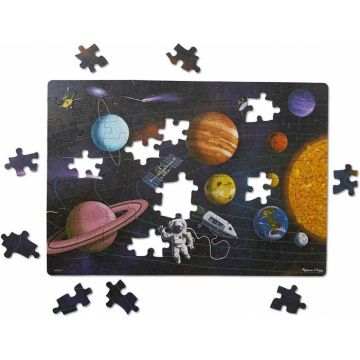 Primul meu puzzle eco din carton Spatiul - Melissa Doug