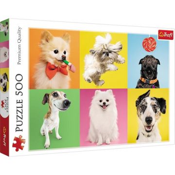 Trefl - Puzzle animale Catelusi , Puzzle Copii, piese 500, Multicolor