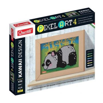 Joc Quercetti Pixel Art Kawaii 4 planse Design Panda