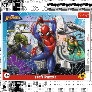 Puzzle carton tip plansa 25 piese,Spiderman,+4 ani