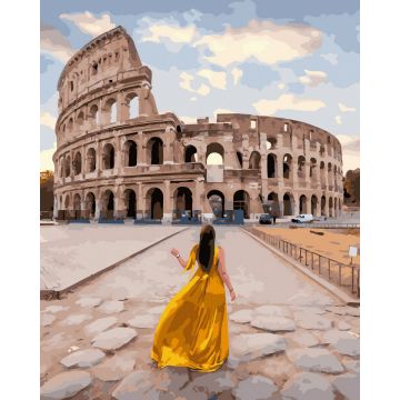 Set Pictura pe numere, Acuarello, Vacanta la Roma