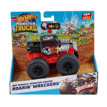 Hot Wheels Monster Truck Roarin Wreckers Bone Shaker 1:43