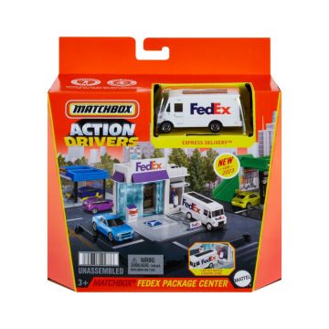 Matchbox - Set Action Drivers Centrul de Colete FedEx