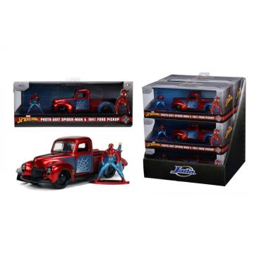Jada Marvel Set Masinuta Metalica Ford Pick Up Figurina Spider Man