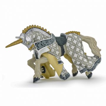 Papo - Figurina Calul Cavalerului Unicorn