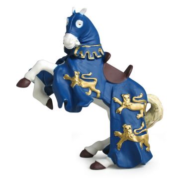 PAPO - Figurina Calul Regelui Richard Albastru