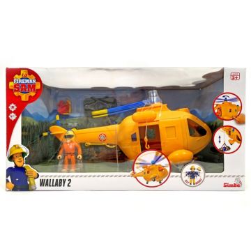 Pompierul Sam Elicopterul Wallaby II cu Figurina Tom