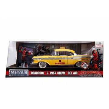 Yellow Taxi Chevy 1957 Dead Pool 1:24