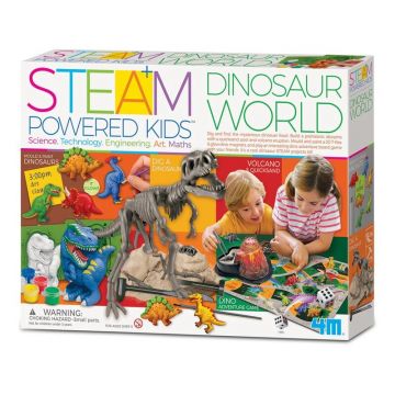 Kit stiintific - Lumea Dinozaurilor, STEAM Kids