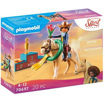 Jucarie Playmobil Figures, Prude la Rodeo in Miradero, 70697, Multicolor
