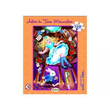 Puzzle - Alice in Tara Minunilor (120 de piese)