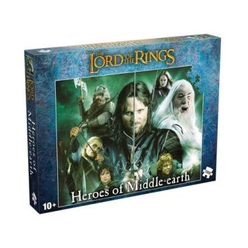 Puzzle 1000 piese Lord of the Rings - Heroes of Middle Earth