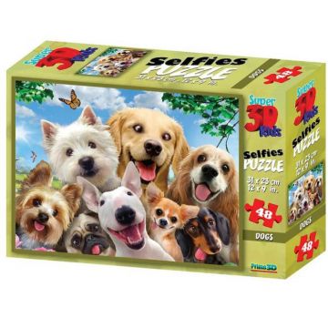 Puzzle 3D, 48 piese - Dog