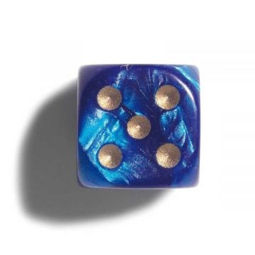 Zaruri perlate albastre 16 mm - set 2 bucati