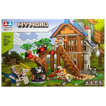 Set de constructie Minecraft Chaobao My World, Casa fierarului, 504 piese