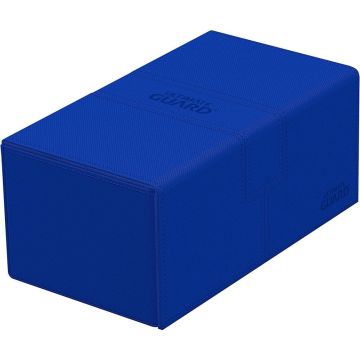 Cutie Depozitare Ultimate Guard Twin Flip'n'Tray 200+ XenoSkin Monocolor - Albastru