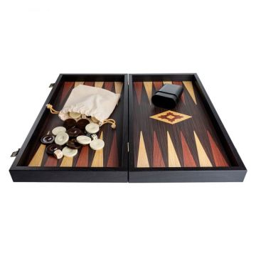 Set joc table backgammon - aspect lemn wenge