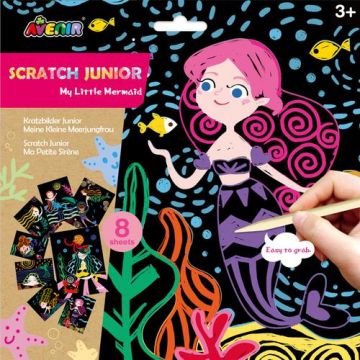 Set de razuit Scratch Junior - Mica Mea Sirena