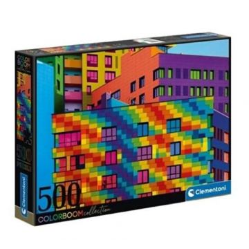 Puzzle Clementoni Colorboom - Squares, 500 piese