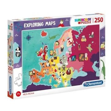 Puzzle supercolor Oameni de stiinta din Europa, 250 piese