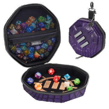 Collector's Edition ENHANCE Tabletop RPGs Dice Tray & Case - Purple Dragon Scales