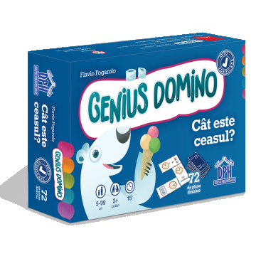Genius domino - Cat este ceasul?, DPH, 8-9 ani +