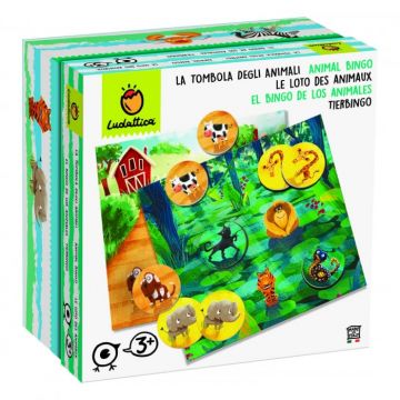 Joc de familie Tombola Animalelor, Ludattica, 2-6 ani