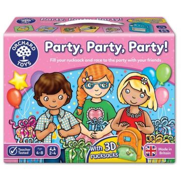 Joc de societate La petrecere PARTY PARTY PARTY!, Orchard Toys, 4-5 ani +