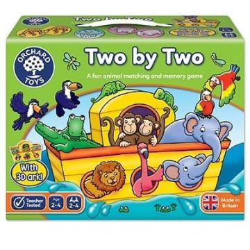 Joc educativ Arca lui Noe TWO BY TWO, Orchard Toys, 2-3 ani +
