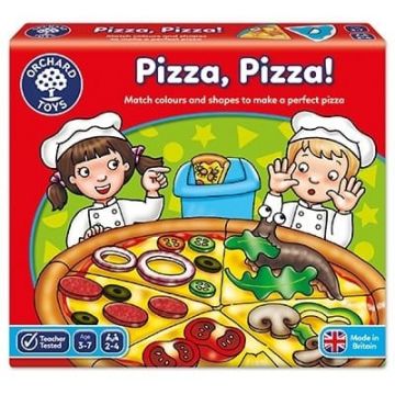 Joc educativ PIZZA PIZZA!, Orchard Toys, 2-3 ani +