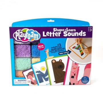 Spuma de modelat Playfoam, - Invatam alfabetul, Educational Insights, 2-3 ani +