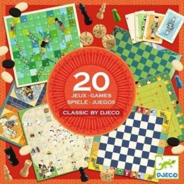 Colectia Djeco - 20 jocuri clasice, 2-3 ani +