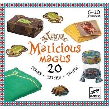 Colectia magica Djeco Malicious Magus, 20 de trucuri de magie, 6-7 ani +