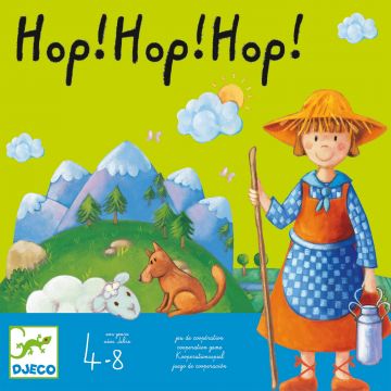 Joc de cooperare Hop hop hop!, Djeco, 2-3 ani +