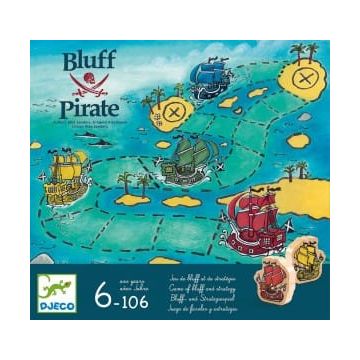 Joc de strategie Djeco, Bluff pirat, 6-7 ani +