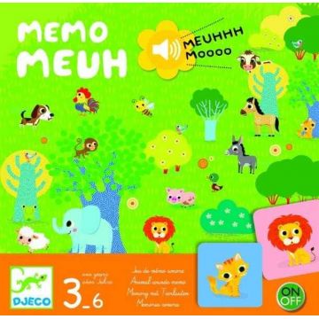 Joc Djeco cu sunete Memo Meuh, 2-3 ani +