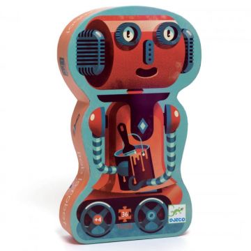 Puzzle Djeco - Robotul Bob, 4-5 ani +