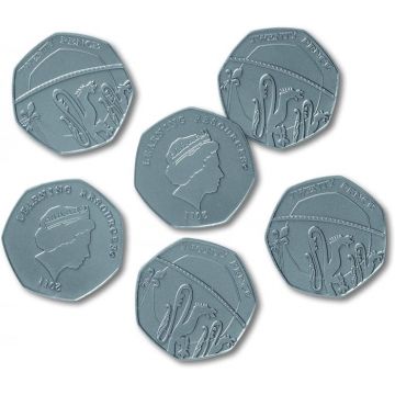 Set de monede de jucarie (50 penny), Learning Resources, 2-3 ani +