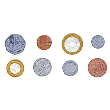 Set de monede de jucarie (lire), Learning Resources, 2-3 ani +