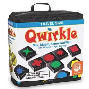 Joc de cooperare si strategie Qwirkle Travel, MindWare, +8 ani