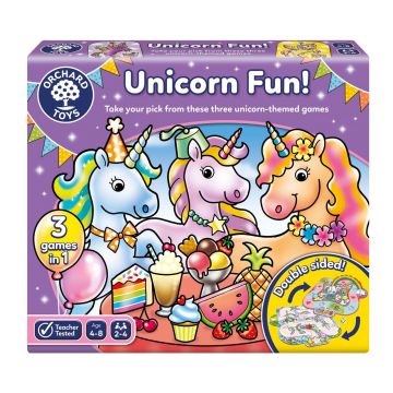 Joc de societate Distractia Unicornilor UNICORN FUN, Orchard Toys, 4-8 ani