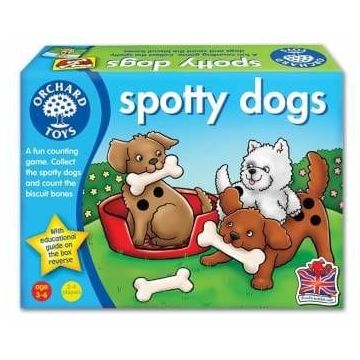 Joc educativ Catelusii patati SPOTTY DOGS, Orchard Toys, 2-3 ani +
