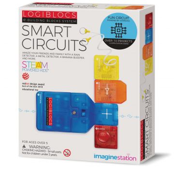 Joc electronic Logiblocs - set Smart Circuit, Imagine Station, 6-7 ani +